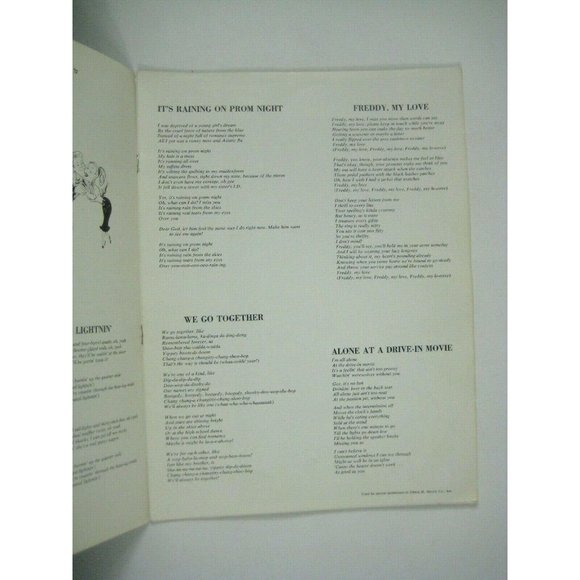 Grease Souvenir Program 1972 Signed Barry Bostwick Jamie Donnelly LOOSE PAGE - Picture 7 of 11